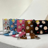 卡通图案牛皮款 韩国东大门代购 le.junev新款 女包清新范洋气包包