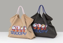 韩国东大门代购le.junev爆款卡通图案百搭休闲女包生活防水