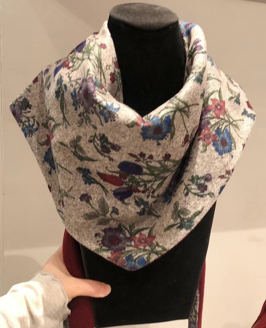 韩国东大门代购w新款冬季围巾女款百搭保暖高级感洋气时尚ins风