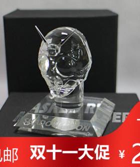 假面骑士模型影月蒙面超人水晶头礼品玩具正品侠蜘蛛人偶模型NEW