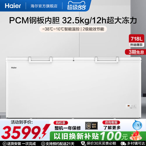 海尔BC/BD-718GHEPD卧式冷柜