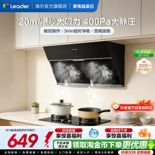 Leader大吸力租房家用油烟机