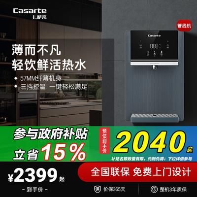 卡萨帝管线机加热一体机厨房壁挂净水器伴侣家用饮水机超薄G2WHU1