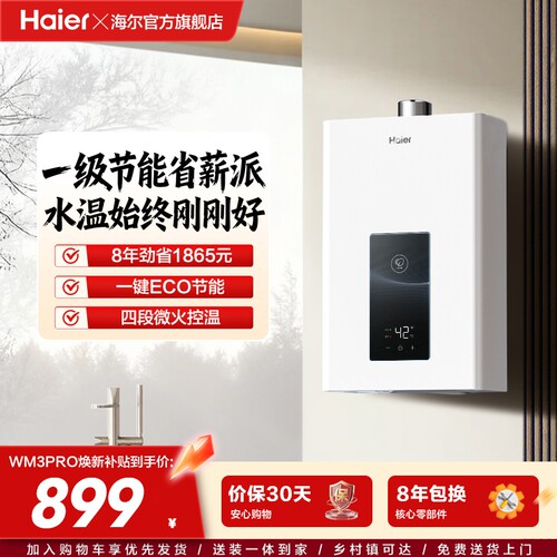 海尔燃气热水器节能水伺服WM3pro