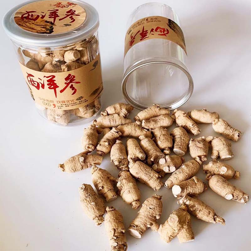 正宗西洋参粒头花旗参单支约7克免费切片磨粉干货500克无硫