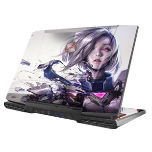 适用于枪神 深海幽灵 惠普 雷神电脑贴纸机械革命 技嘉 神舟 蓝天笔记本贴膜深海泰坦 机械师 LG 雷蛇外壳膜