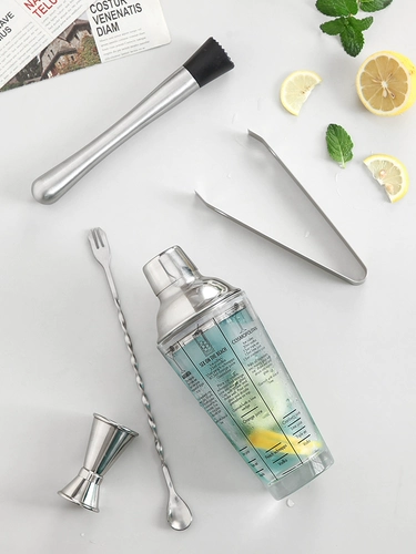 Водонепроницаемый стеклянный шейкер из нержавеющей стали, увеличенная толщина