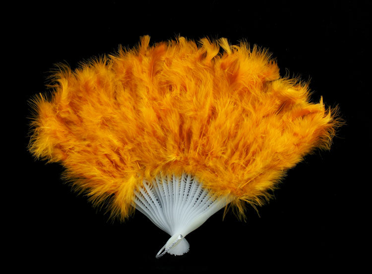 千奇坊 羽毛扇子，羽毛扇，舞蹈扇，表演扇，羽绒扇（21片多色可选）