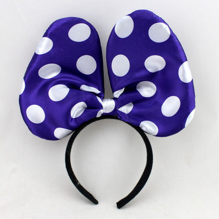 万圣节圣诞节用品头饰 超大领结头箍发饰发箍 大蝴蝶结 花结发光