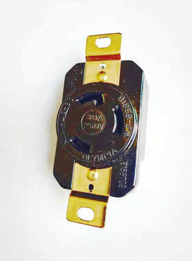 WJ-6331B 台湾嵘光NEMA L6-30R UL认证美规插座30A250V3P电木暗装