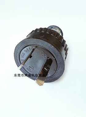 台湾OLYMPIA五洲T型橡胶插头WJ2220 20A250V2P澳规工业配电用黑色