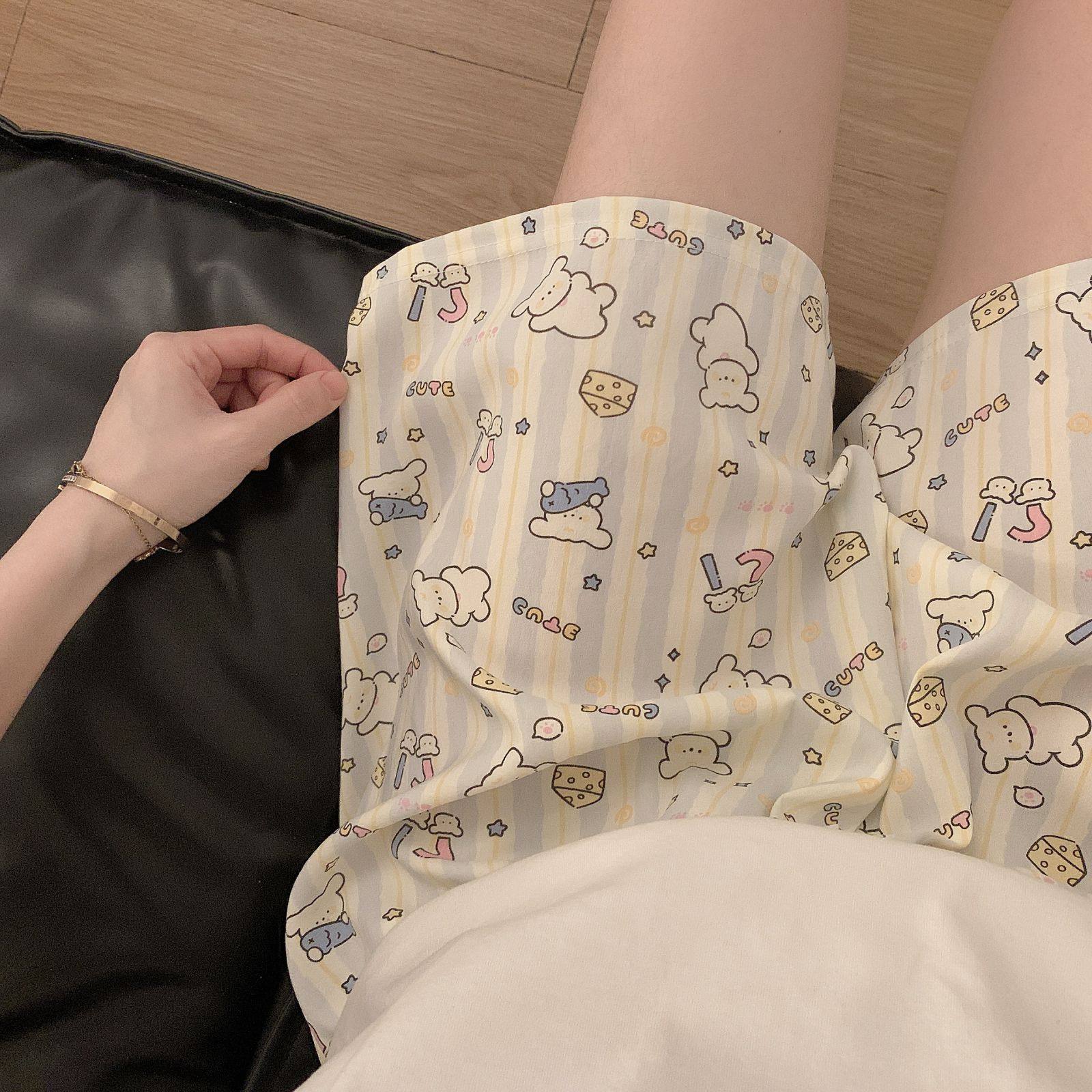 睡裤女短裤云朵棉加肥宽松高腰休闲可爱卡通夏季薄款睡裤五分家居,女士内衣/男士内衣/家居服,睡裤/家居裤,淘宝优惠券,粉丝福利购,淘宝优惠卷