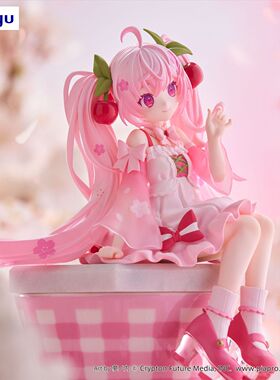 特典正版现货FuRyu初音未来樱初音樱花未来泡面压2025景品手办