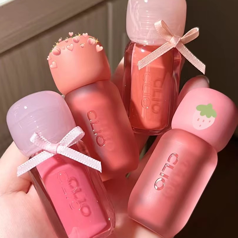 5月新品 clio小胖墩丰盈水光唇釉水润保湿玻璃唇持久显白持久