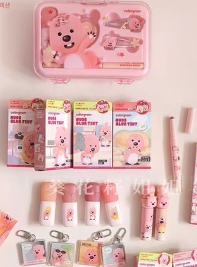 10月出~韩国colorgram联名loppy系列腮红眼影唇釉唇泥哑光限定