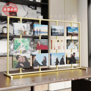 落地式桌面翻转牌定制可更换内页双面互动旋转展示架活动架可拆卸