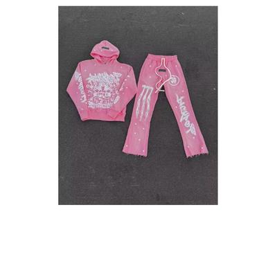 Sweatshirts and Sweatpants Two Piece Winter Tracksuit