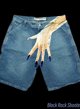 Y2k Jeans Gothic Sweatpants Denim Shorts Women Clothing