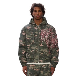 Vintage Camouflage Set oversized Hoodie pants streetwear
