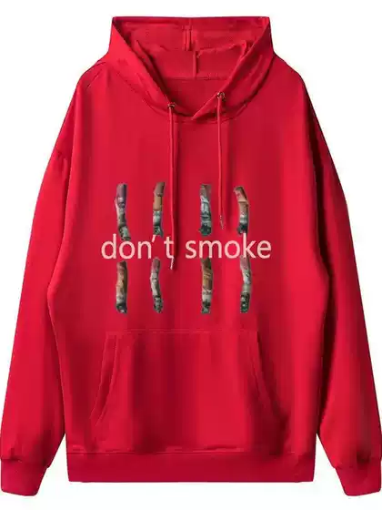 Retro Letter Print Hoodie Classic Loose Clothing
