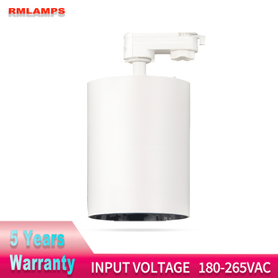 LED四线轨道灯DALI调光可控硅博物馆画廊高显色宽压30W40W50W