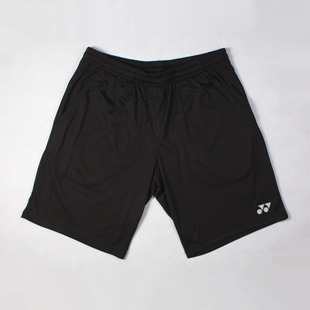 正品YONEX YS2000EX-007黑色男款羽毛球服短裤YY尤尼克斯15048