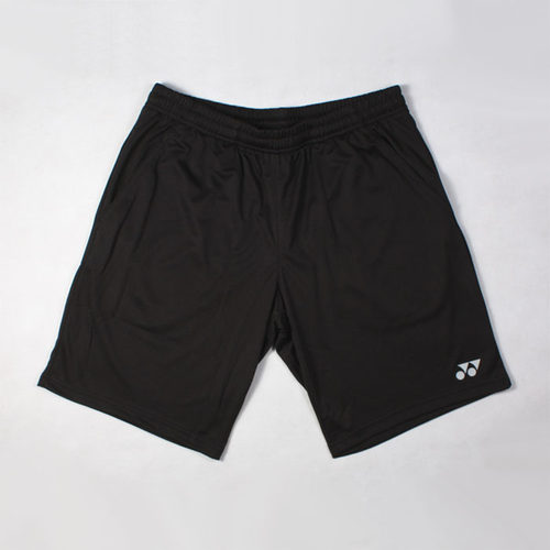 黑色男款羽毛球服短裤YONEX正品