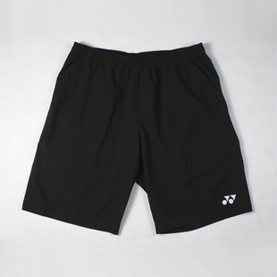 正品YONEX 15048 YS2000黑色男款羽毛球服速干运动短裤YY尤尼克斯