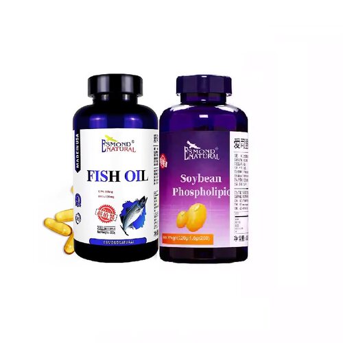 美国原装进口鱼油+磷脂孝敬老人