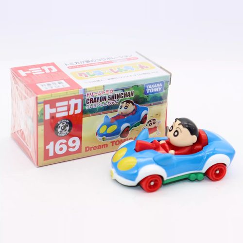 TOMY 169 多美卡 CRAYON SHINCHAN 蜡笔小新卡通小汽车 萌宠摆件