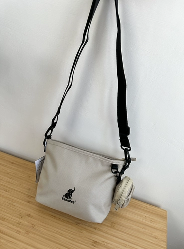 Японская нейлоновая черная бежевая сверхлегкая сумка через плечо, рюкзак