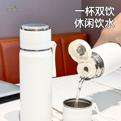 子弹头保温杯大容量男女高颜值316不锈钢水杯学生儿童杯礼品定制