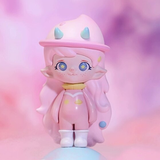 popmart泡泡玛特zoe水果星球系列确认款水蜜桃水星正版盲盒手办