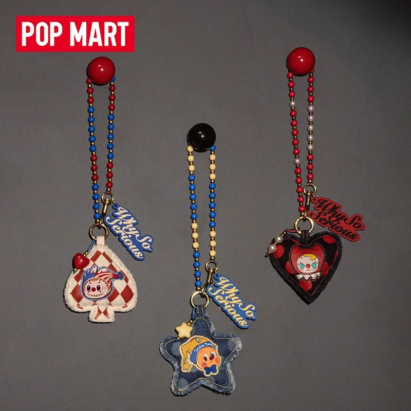 POPMART泡泡玛特 WHY SO SERIOUS系列挂链盲盒挂件万圣节挂绳手机