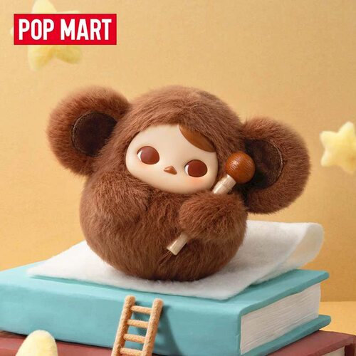 POPMATR泡泡玛特毕奇PUCKY敲敲系列搪胶毛绒挂件盲盒电子木鱼正品
