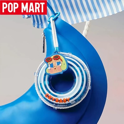 POPMART泡泡玛特 哭娃CRYBABY Vacation Mode On系列盲盒泳圈挂件