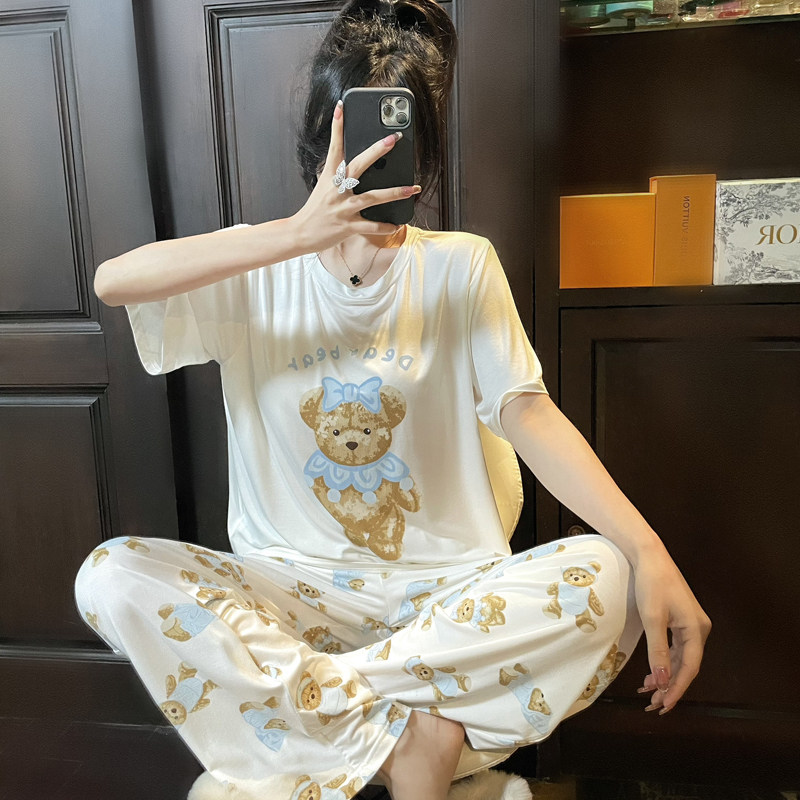 other女莫代尔纯棉小熊可爱