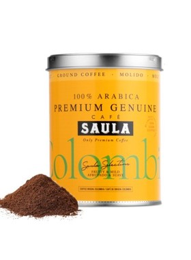 【欧厨】㊣saula西班牙100％阿拉比卡哥伦比亚米其林咖啡粉 250g