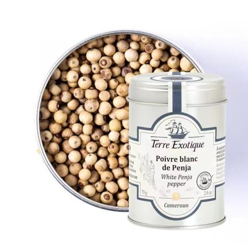 【欧厨】 terre exotique poivre blanc de penja喀麦隆白胡椒70g