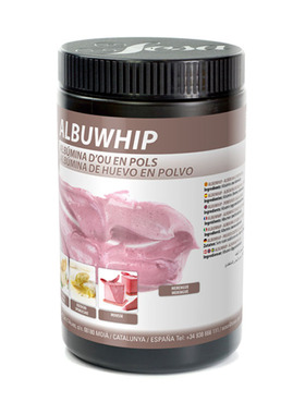 【欧厨】SOSA西班牙进口albuwhip白蛋白粉马卡龙用西餐甜品500G