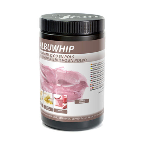 【欧厨】SOSA西班牙进口albuwhip白蛋白粉马卡龙用西餐甜品500G