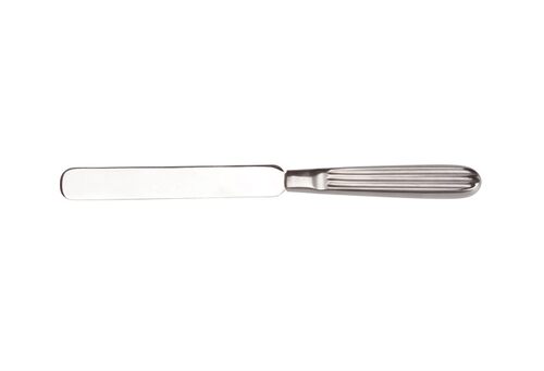 【欧厨】100%chef西班牙进口银色不锈钢西餐甜品蛋糕直小抹刀10CM