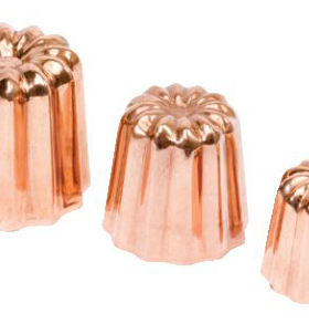 【欧厨】matfer法国进口可露丽可丽露铜模具直径3.5/4.5/5.5CM