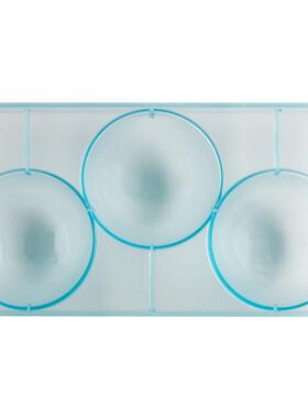 【欧厨】㊣matfer法国进口巧克力3枚半球模具直径12.2CM