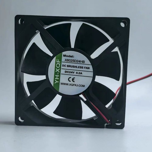 全新YH-XQF X8025D24HB 8025 8CM DC24V 大风量 变频器散热风扇