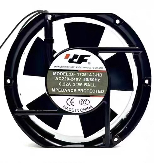 DF17251A2-HB 220V-240V 0.28A/0.33A散热风扇轴流风机17cm