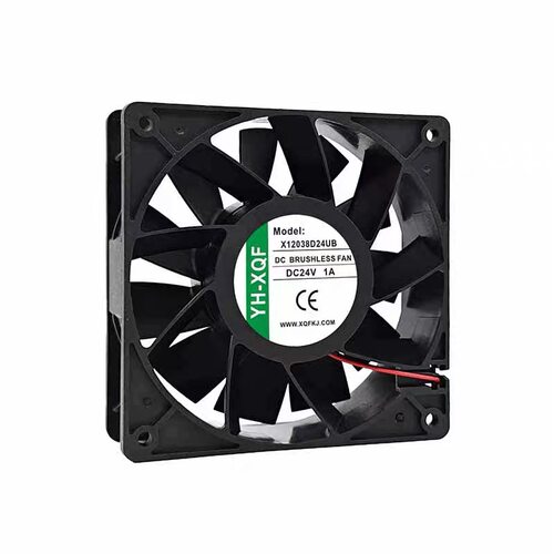 全新YH-XQF X12038D24UB DC24V 1A 12CM 大风量 变频器 散热风扇