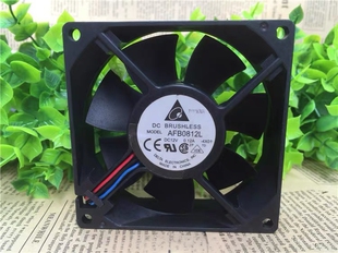 台达AFB0812L 8025 12V 0.12A 超静音CPU机箱电源电脑散热风扇8CM