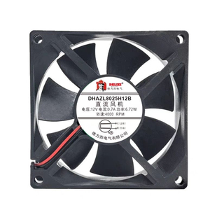 德力西DHAZL8025H12B/H24B 5V/12V 0.70A/24V 0.35A 8cm 散热风扇