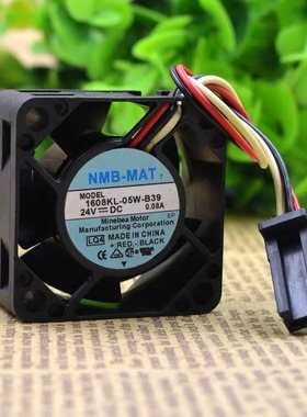 1608KL-05W-B39 24V 0.07A/0.08A NMB原装4CM 4020发那科系统风扇